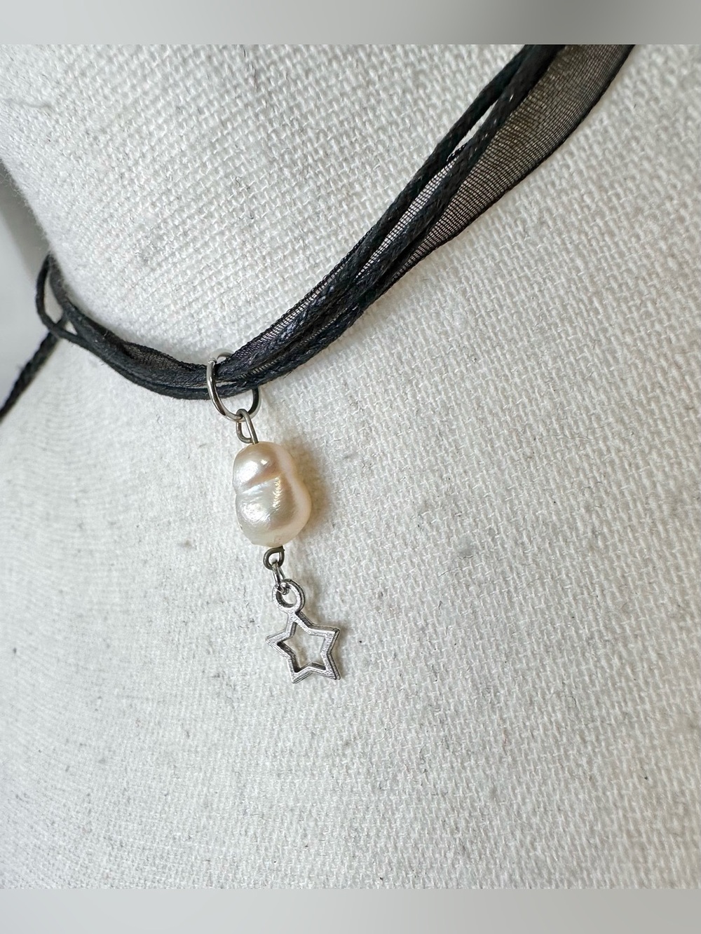 🖤Dainty Baroque Freshwater Pearl Pendant Necklace